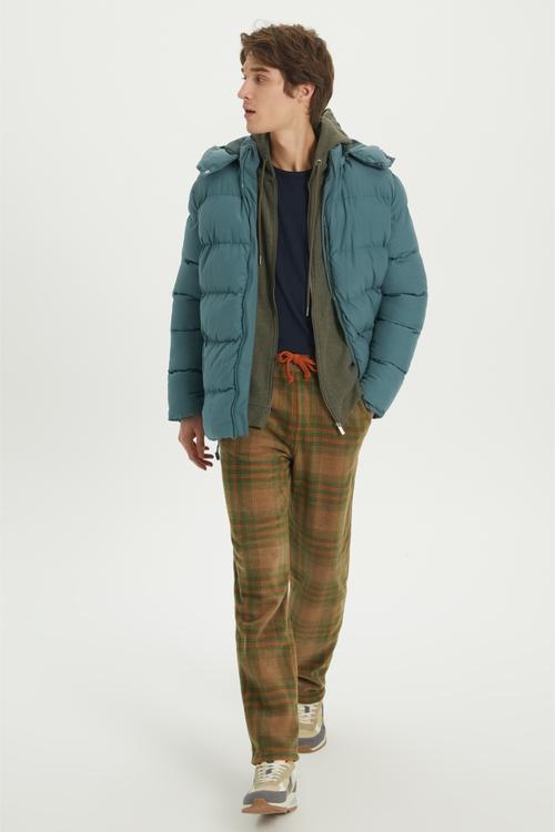  STRAIGHT FIT EKOSELİ POLAR PİJAMA ALTI