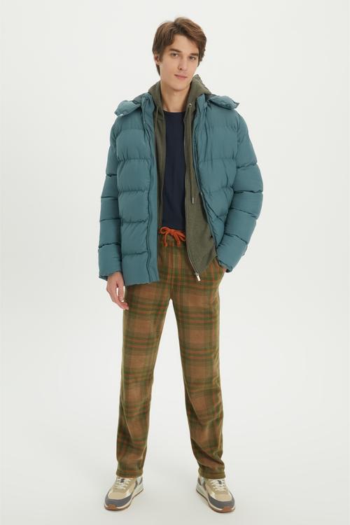  STRAIGHT FIT EKOSELİ POLAR PİJAMA ALTI