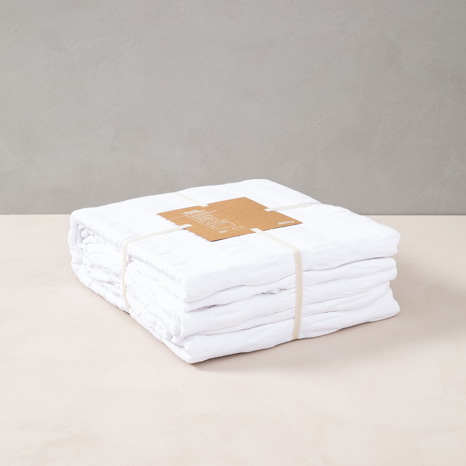 CURTIS YATAK ÖRTÜSÜ TAKIMI ÇİFT KİŞİLİK BEYAZ 240X260