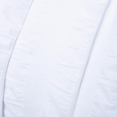  CURTIS YATAK ÖRTÜSÜ TAKIMI ÇİFT KİŞİLİK BEYAZ 240X260