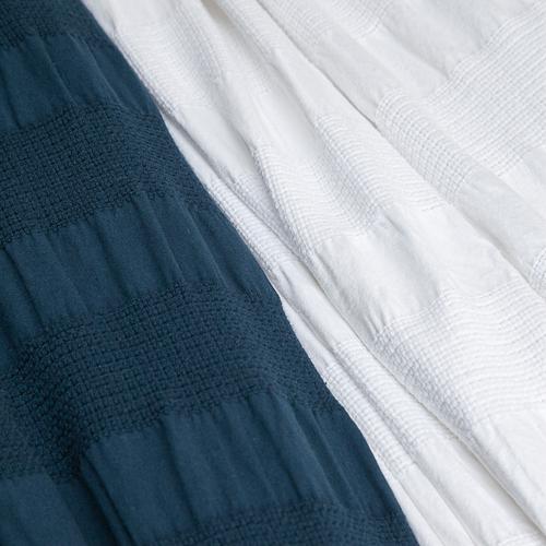  CURTIS YATAK ÖRTÜSÜ TAKIMI ÇİFT KİŞİLİK BEYAZ 240X260