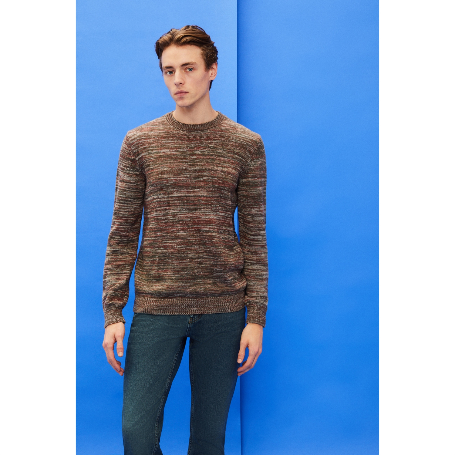 BİSİKLET YAKA TRİKO KAZAK