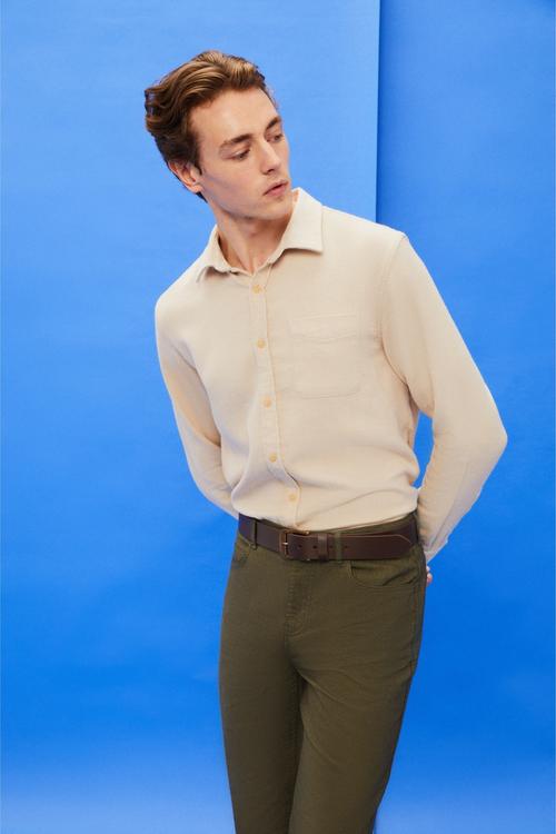  ARMÜRLÜ REGULAR FIT GÖMLEK