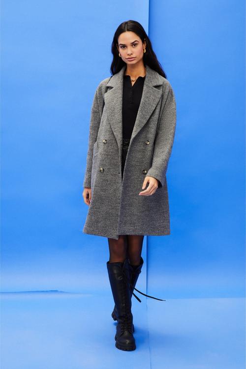  DÜĞMELİ KAŞE PALTO