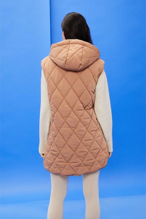  KAPÜŞONLU KAPİTONELİ YELEK