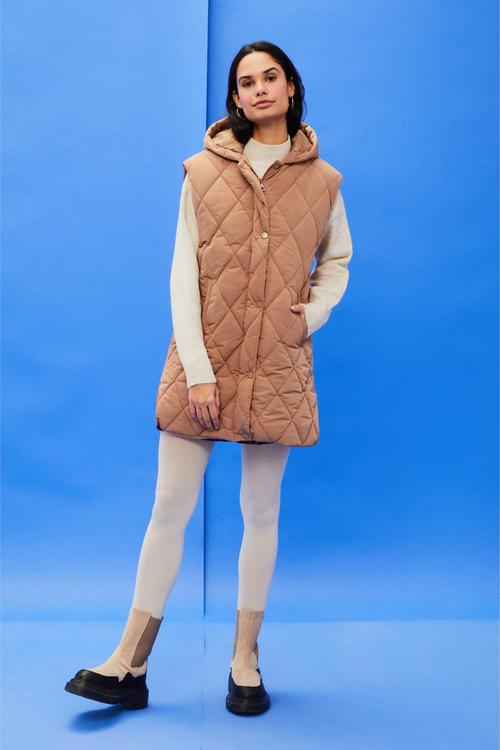  KAPÜŞONLU KAPİTONELİ YELEK