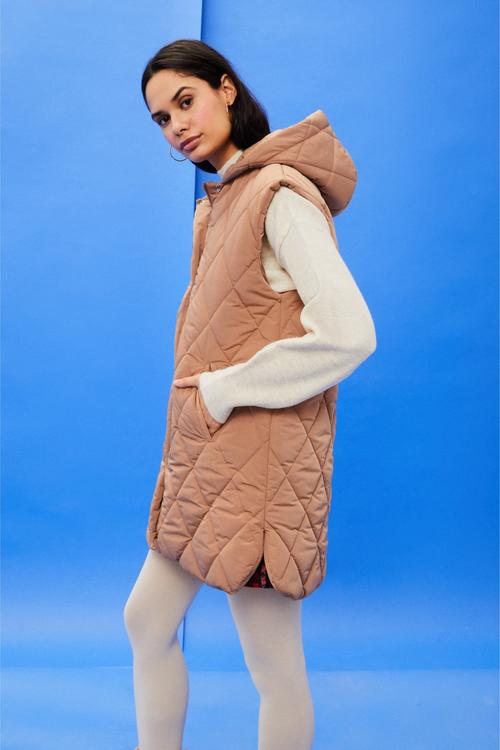  KAPÜŞONLU KAPİTONELİ YELEK