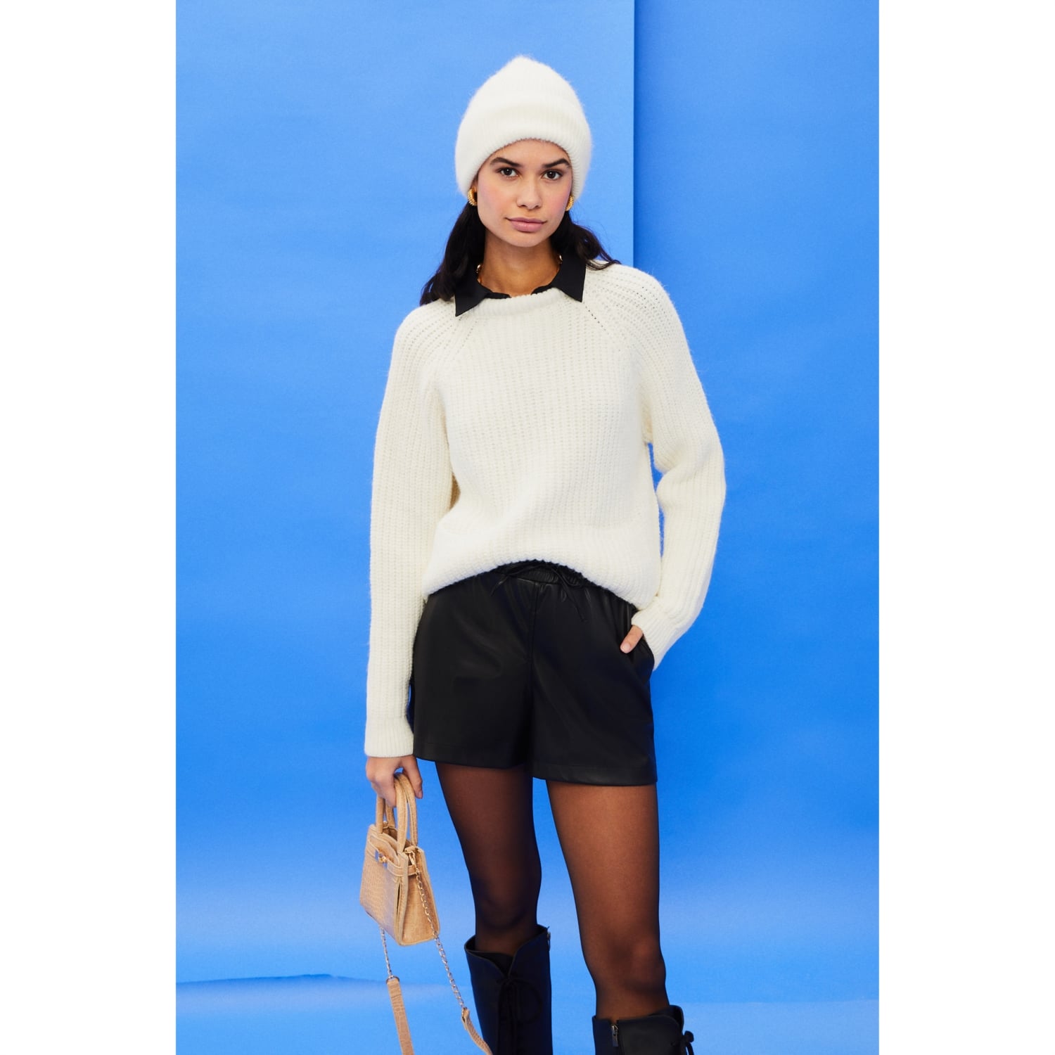 BİSİKLET YAKA TRİKO KAZAK