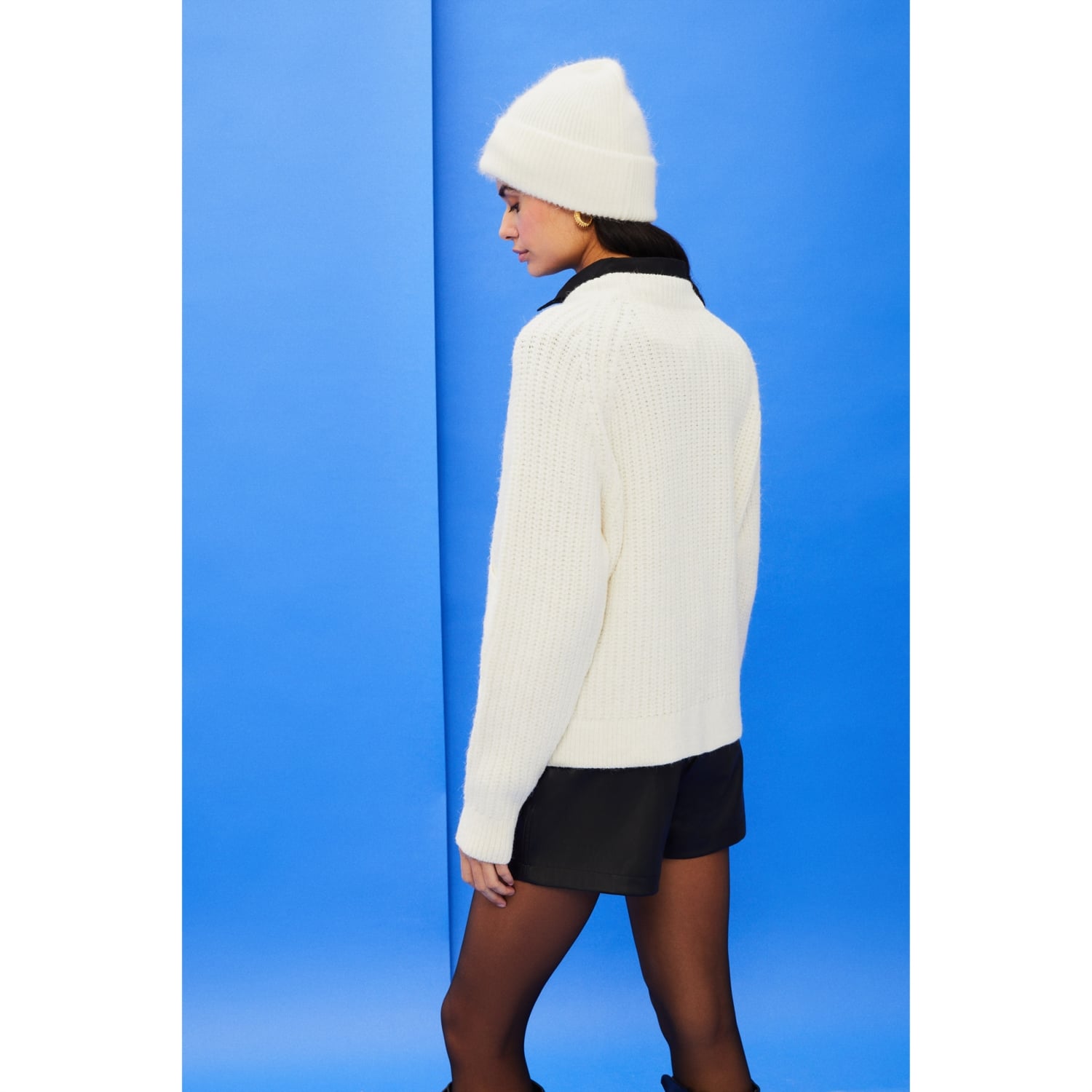 BİSİKLET YAKA TRİKO KAZAK