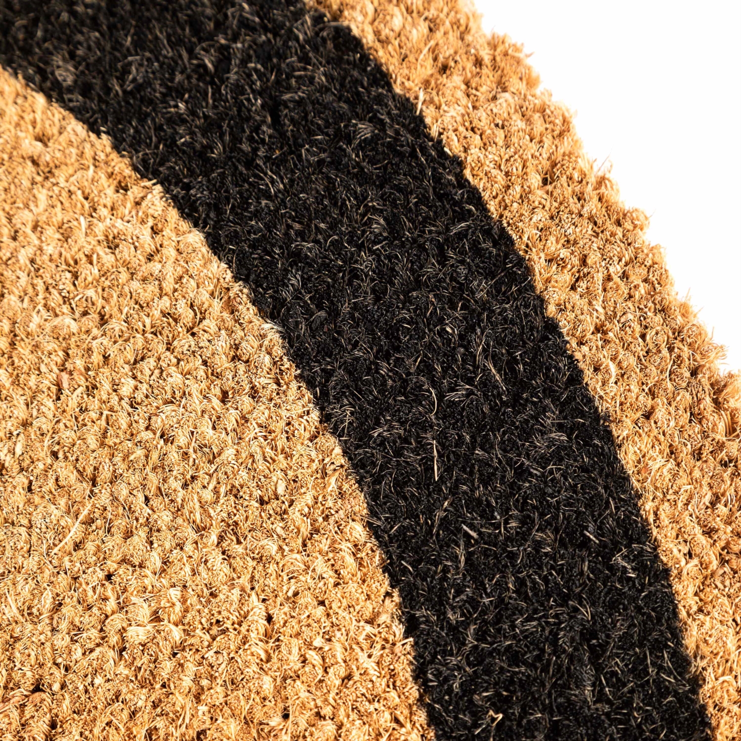 SİYAH BORDÜRLÜ YARIM AY PASPAS 35X60