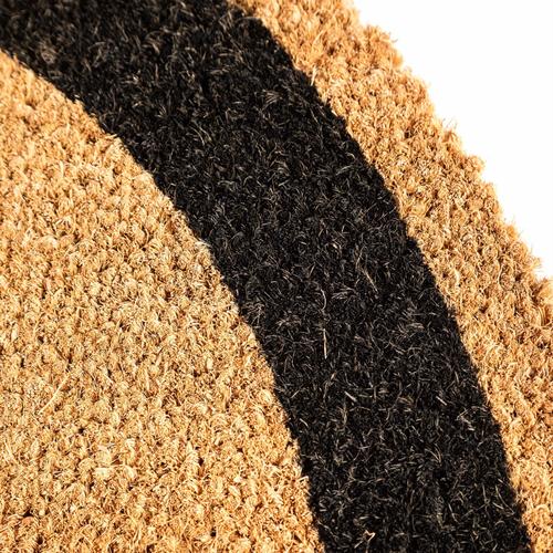  SİYAH BORDÜRLÜ YARIM AY PASPAS 35X60