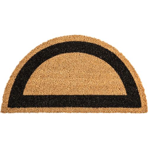  SİYAH BORDÜRLÜ YARIM AY PASPAS 35X60