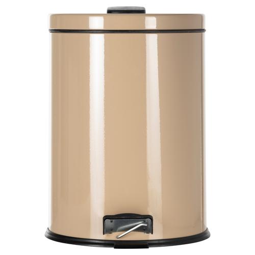 30LT PEDALLI ÇÖP KOVASI BEJ