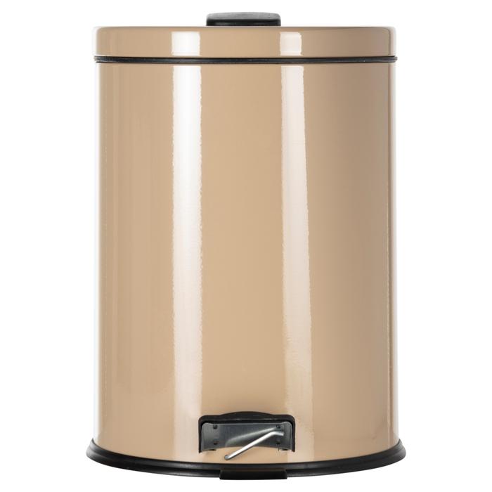 30LT PEDALLI ÇÖP KOVASI BEJ