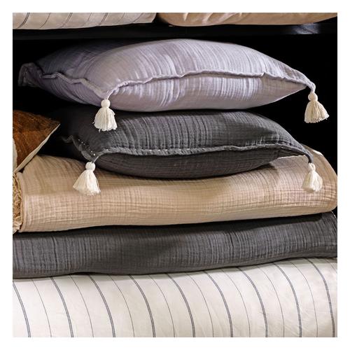  MÜSLİN ÇİFT KİŞİLİK PİKE BEJ 240X240