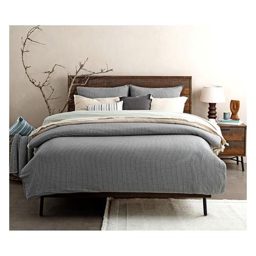  KADE NEVRESİM SETİ ÇİFT KİŞİLİK ANTRASİT 200X220