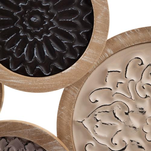  AURORA NATURAL AHŞAP DUVAR DEKORU 127X8.5X65CM