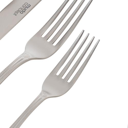  VICTORIAN 24 PARÇA ÇATAL KAŞIK BIÇAK SETİ- MAT