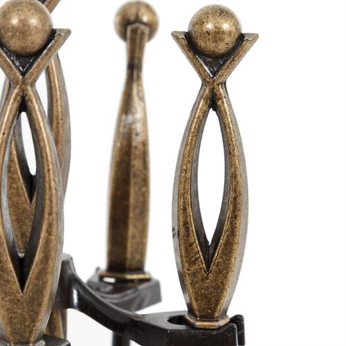  WORLD GOLD ŞÖMİNE AKSESUAR SETİ 80CM