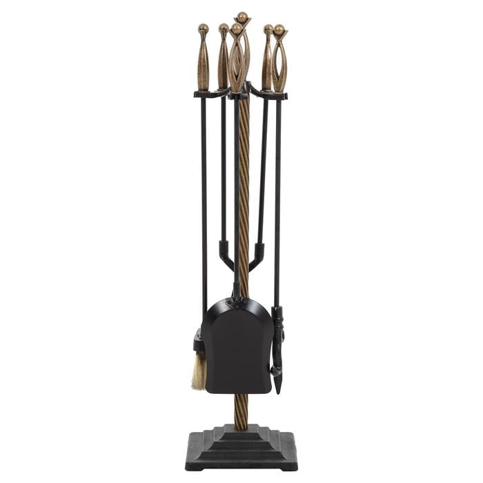 WORLD GOLD ŞÖMİNE AKSESUAR SETİ 80CM