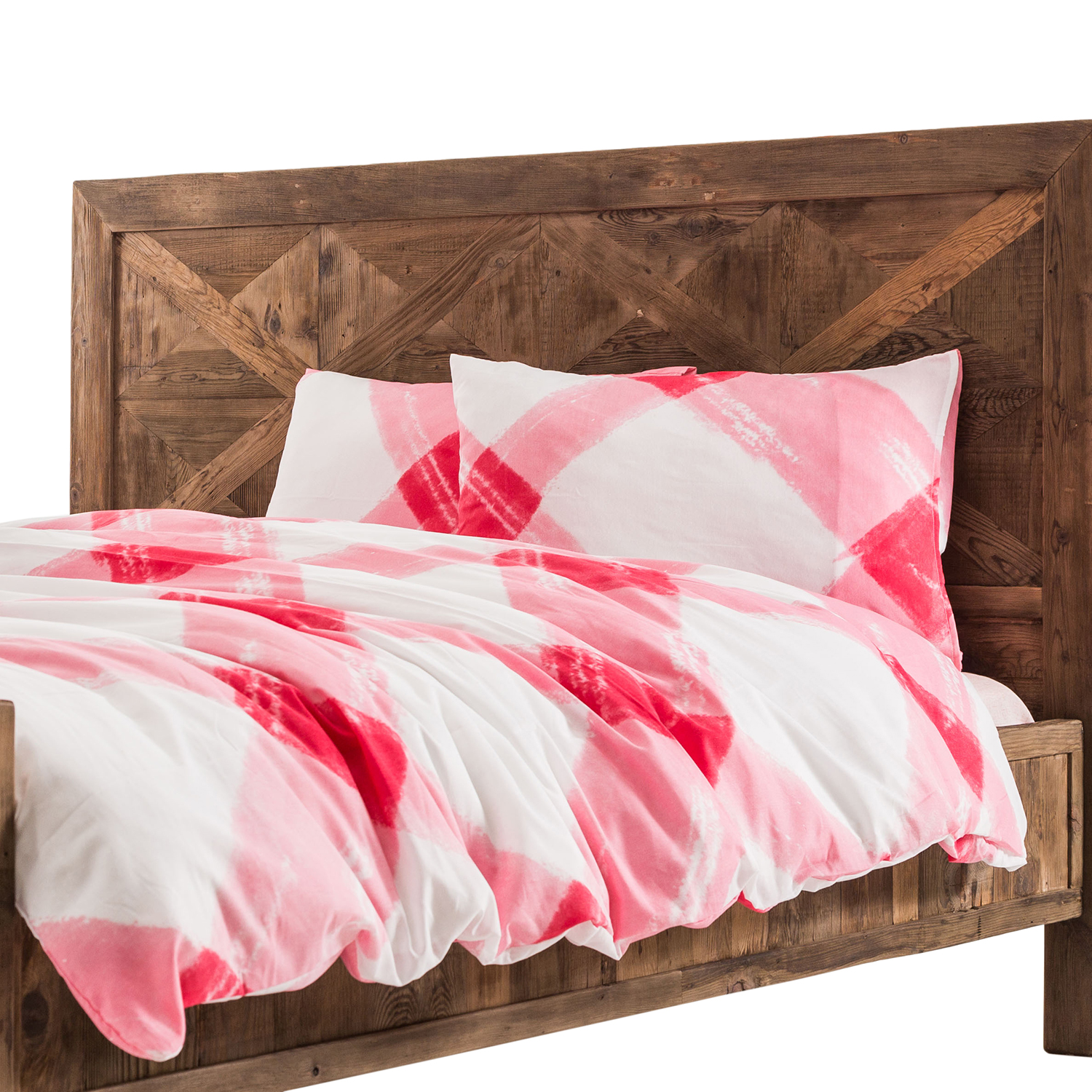 VİLLAPEMBE POLYCOTTON ÇİFT KİŞİLİK NEVRESİM TAKIMI PEMBE 200X220 CM