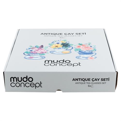  ANTIQUE ÇAY SETİ 6'LI