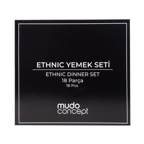  ETHNIC 18 PARÇA YEMEK TAKIMI