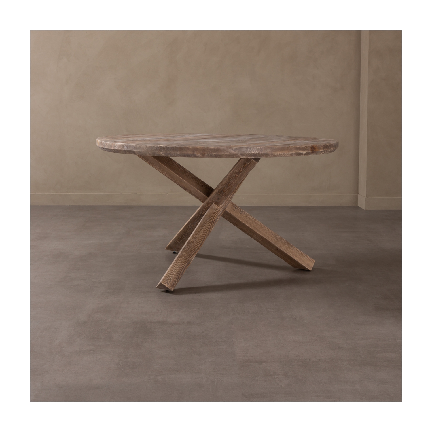 TROY MASİF AHŞAP YEMEK MASASI