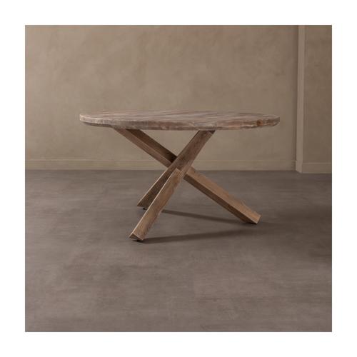  TROY MASİF AHŞAP YEMEK MASASI