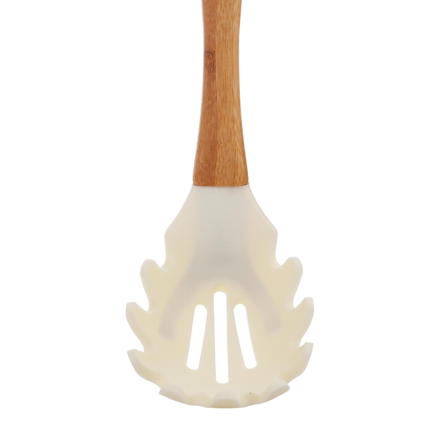 BAMBU SAPLI SİLİKON SPAGETTİ KEPÇESİ