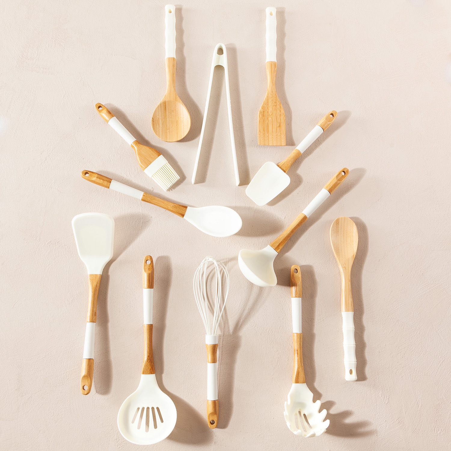 BAMBU SAPLI SİLİKON BÜYÜK SPATULA