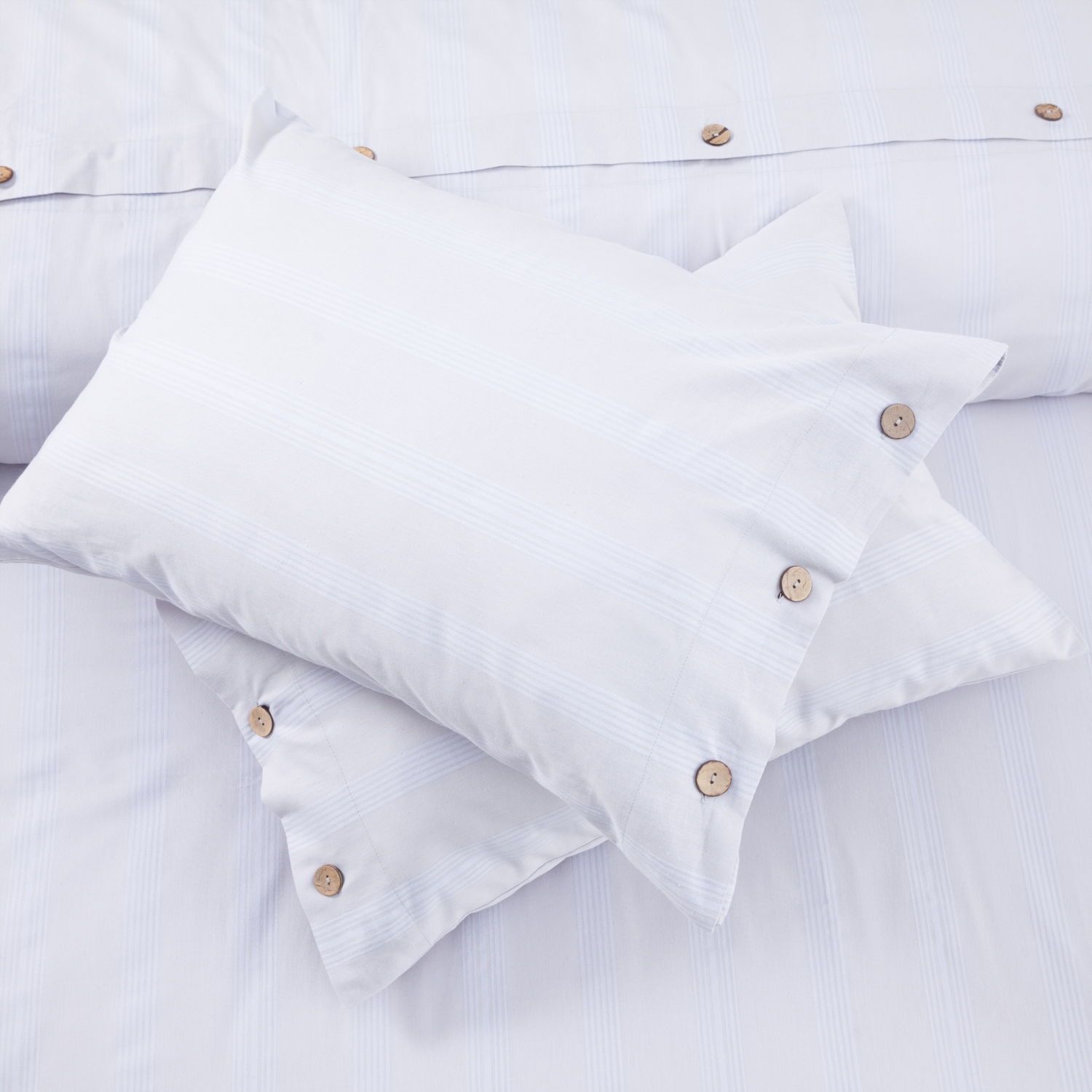 BRIE ÇİFT KİŞİLİK NEVRESİM TAKIMI GRİ 200X220