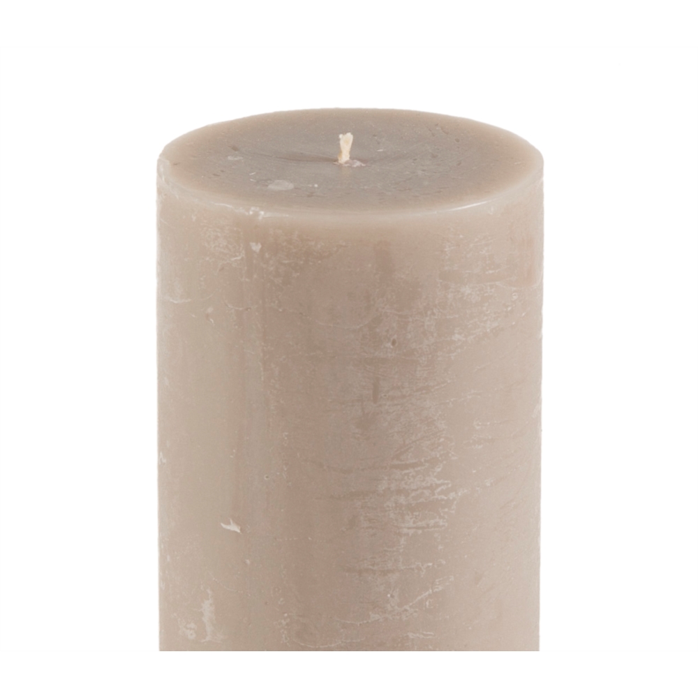 SÜTUN MUM ANTRASİT 7X15 CM