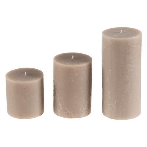  SÜTUN MUM ANTRASİT 7X15 CM