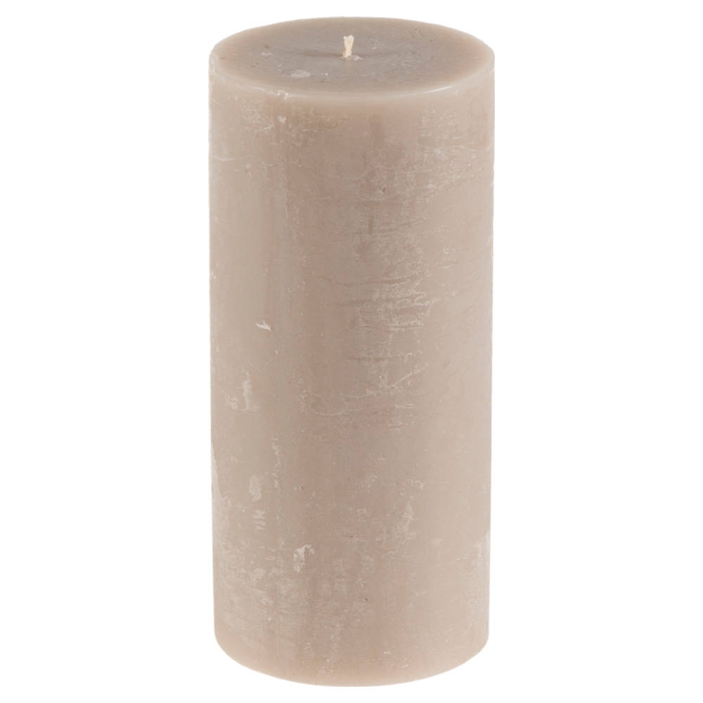 SÜTUN MUM ANTRASİT 7X15 CM