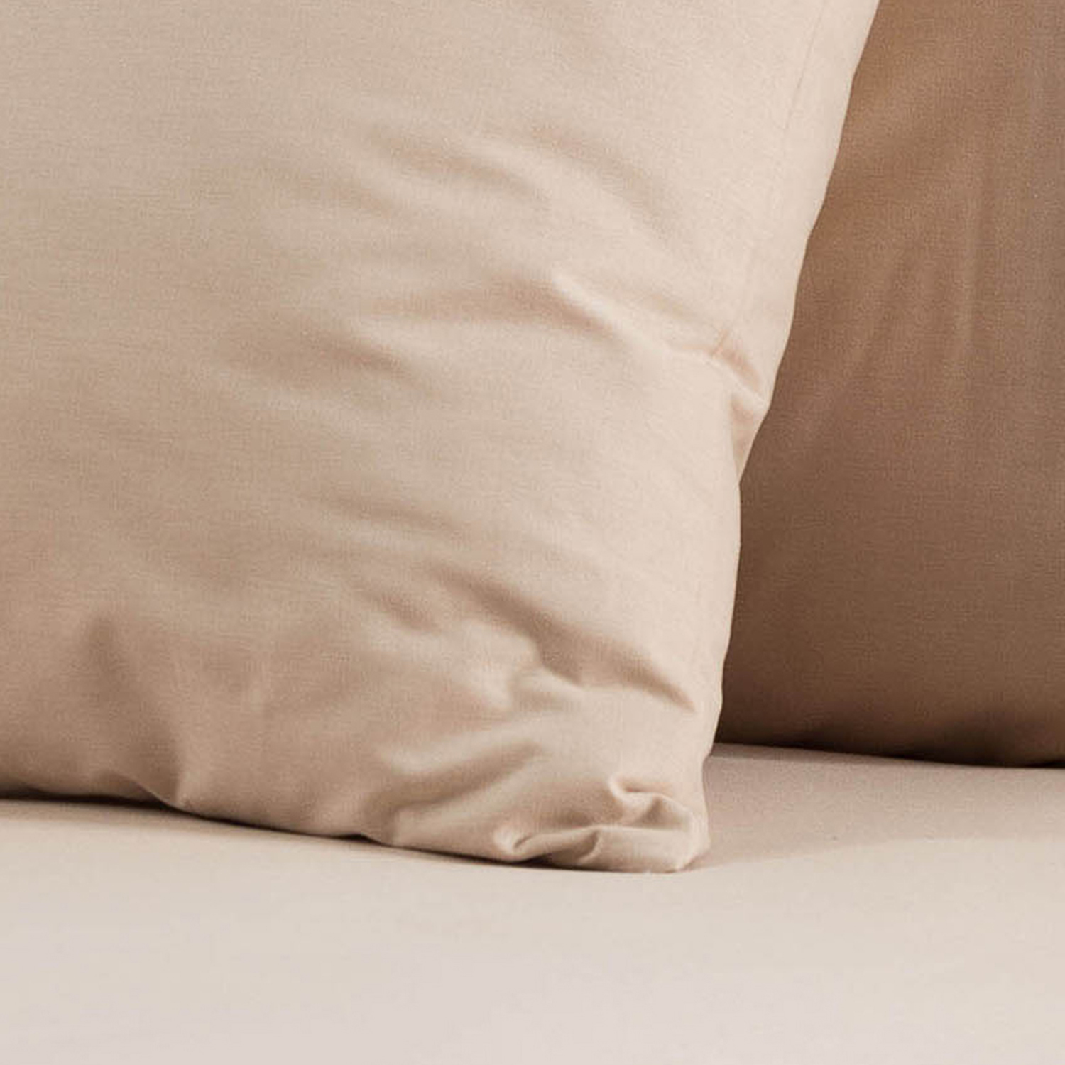 BASIC BEJ LASTİKLİ ÇARSAF SETİ ÇİFT KİŞİLİK 160x200 CM