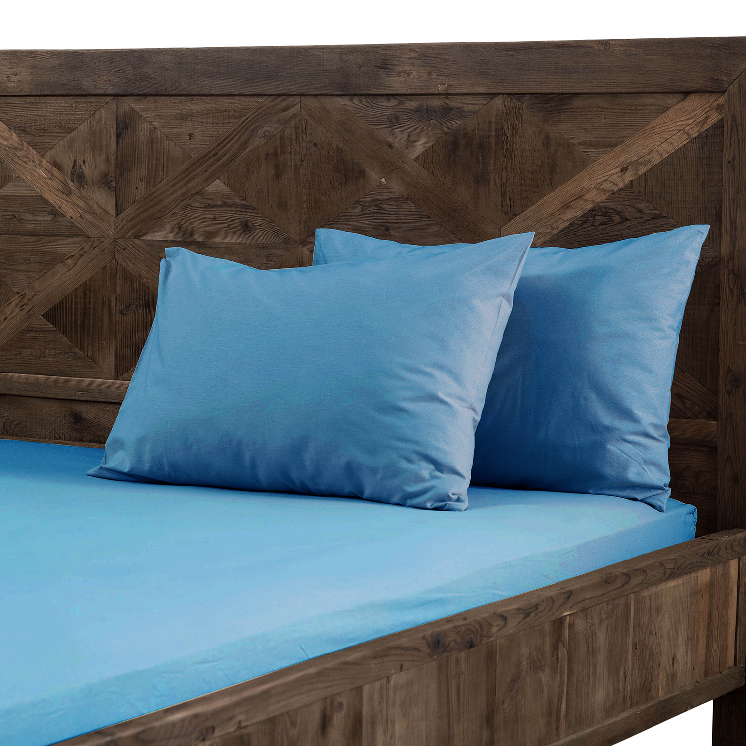 BASIC TURKUAZ LASTİKLİ ÇARSAF SETİ ÇİFT KİŞİLİK 160x200 CM