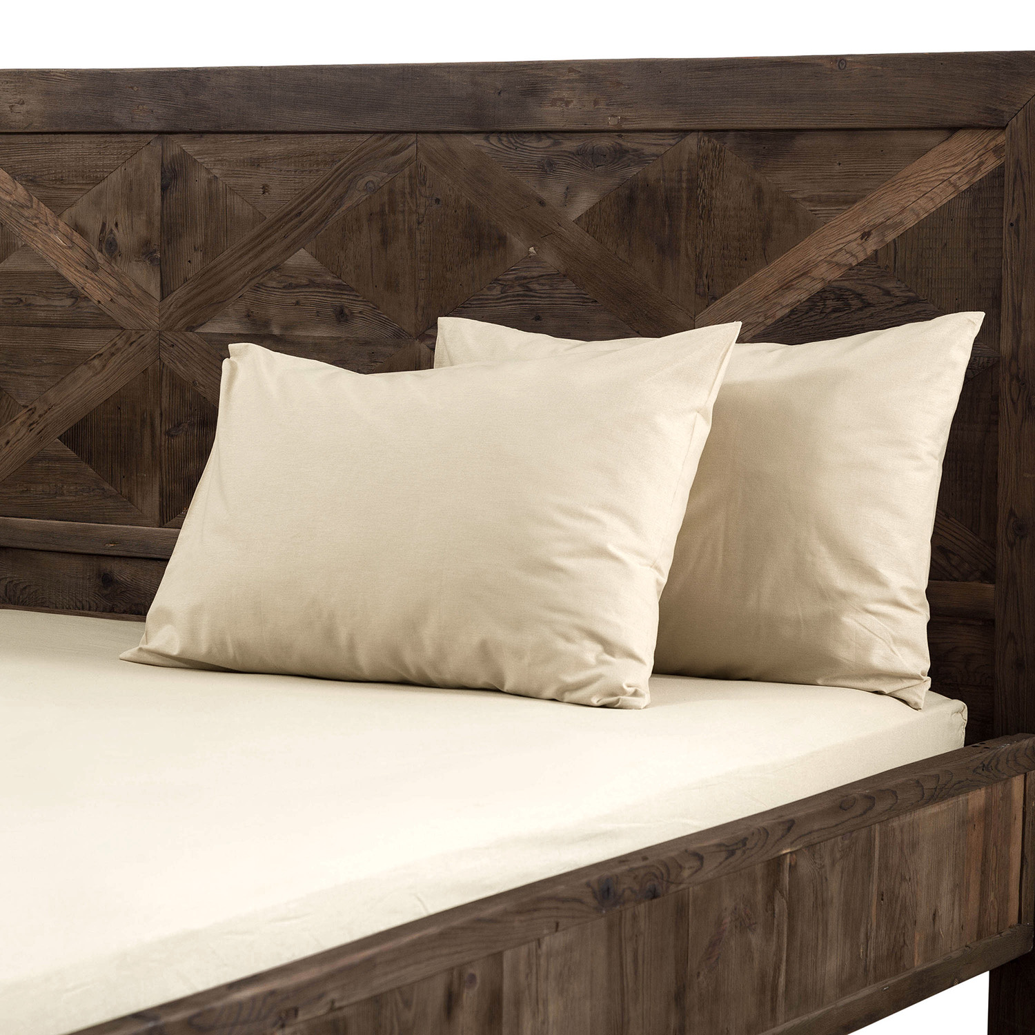 BASIC KREM LASTİKLİ ÇARSAF SETİ ÇİFT KİŞİLİK 160x200 CM