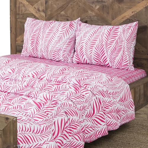  ARRIGO PEMBE ÇİFT KİŞİLİK NEVRESİM TAKIMI 200X220 CM