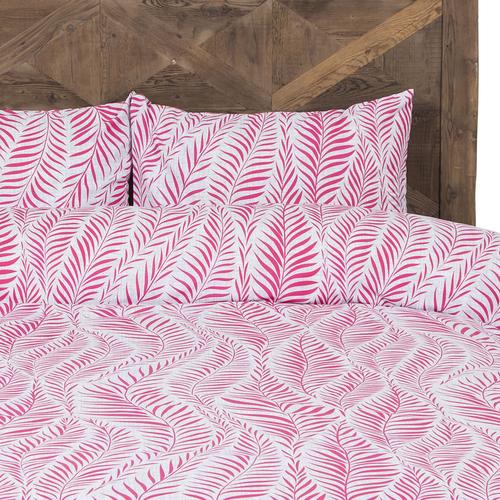  ARRIGO PEMBE ÇİFT KİŞİLİK NEVRESİM TAKIMI 200X220 CM