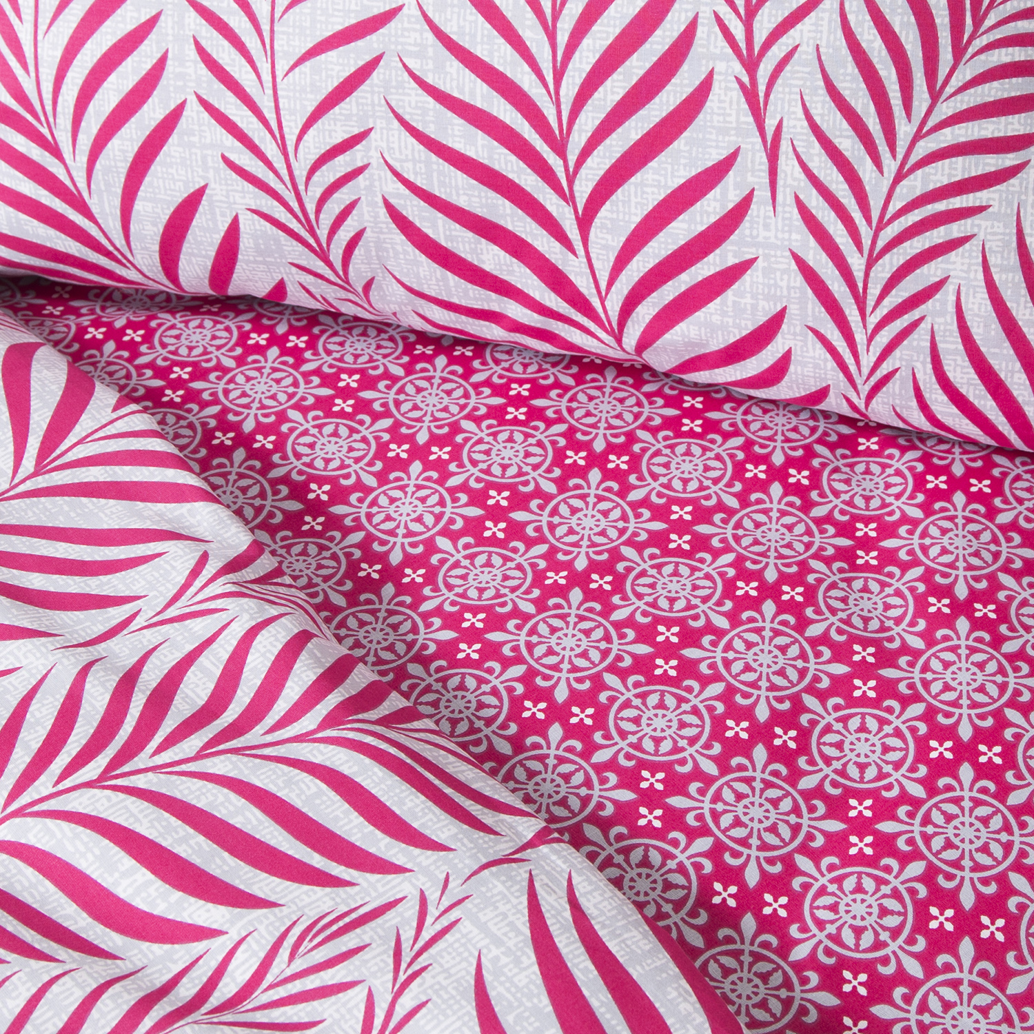 ARRIGO PEMBE ÇİFT KİŞİLİK NEVRESİM TAKIMI 200X220 CM