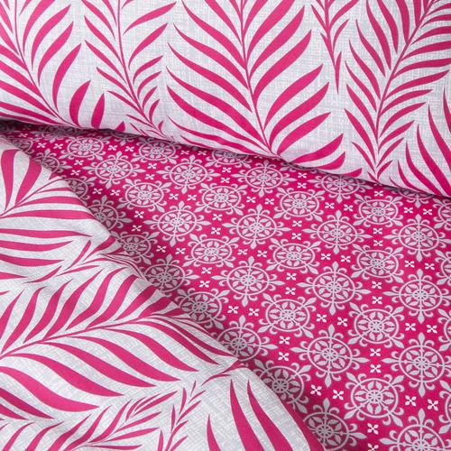  ARRIGO PEMBE ÇİFT KİŞİLİK NEVRESİM TAKIMI 200X220 CM