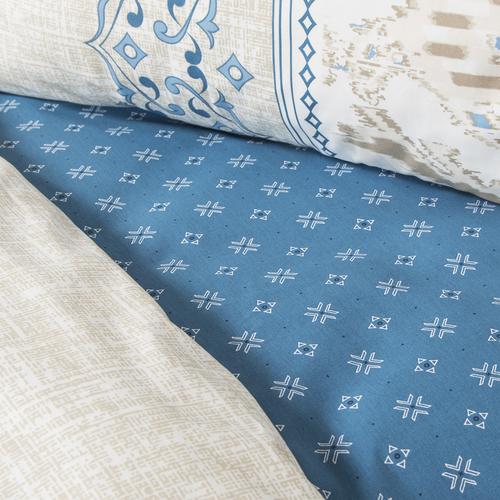  IRIS MAVİ ÇİFT KİŞİLİK NEVRESİM TAKIMI 200X220 CM