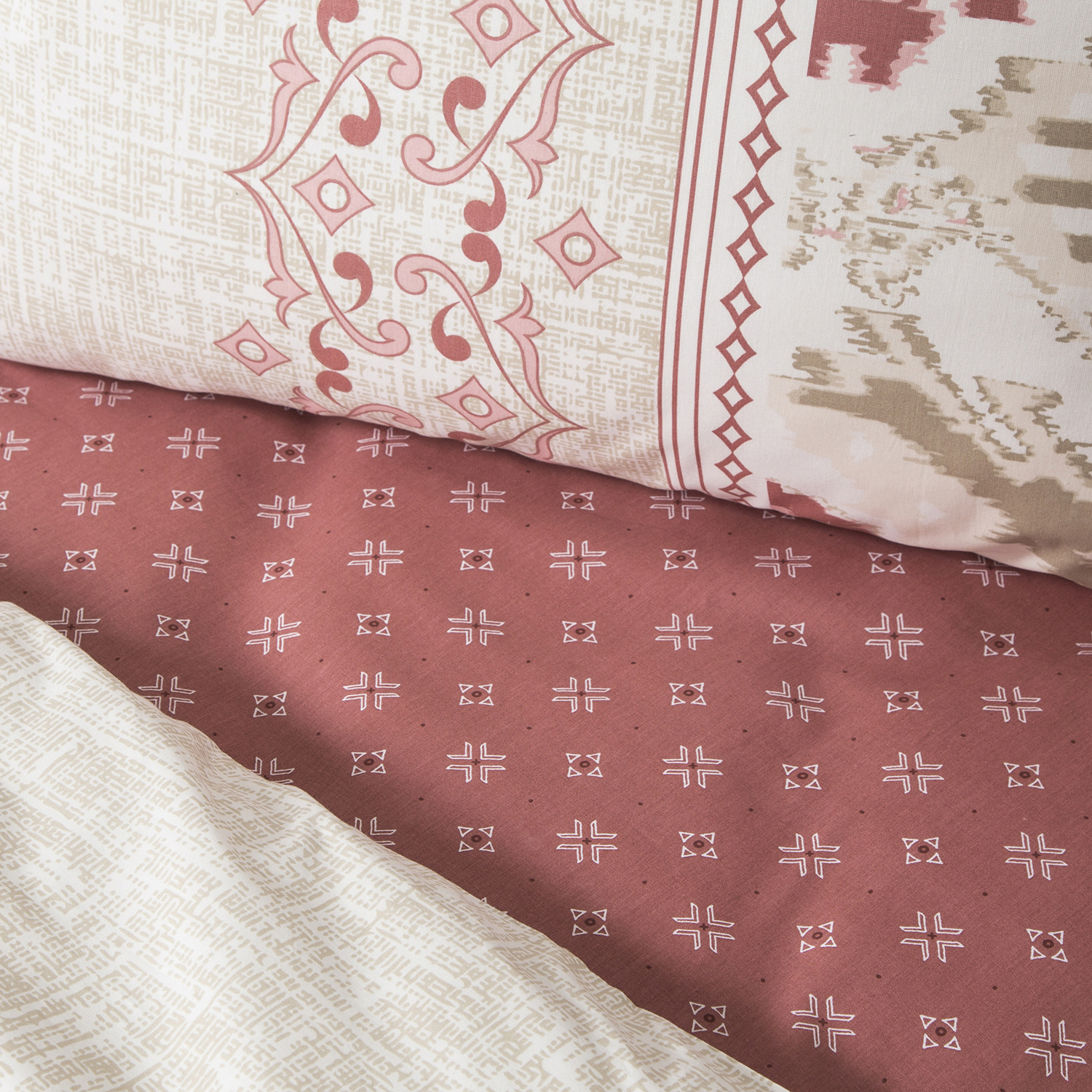 IRIS PUDRA ÇİFT KİŞİLİK NEVRESİM TAKIMI 200X220 CM