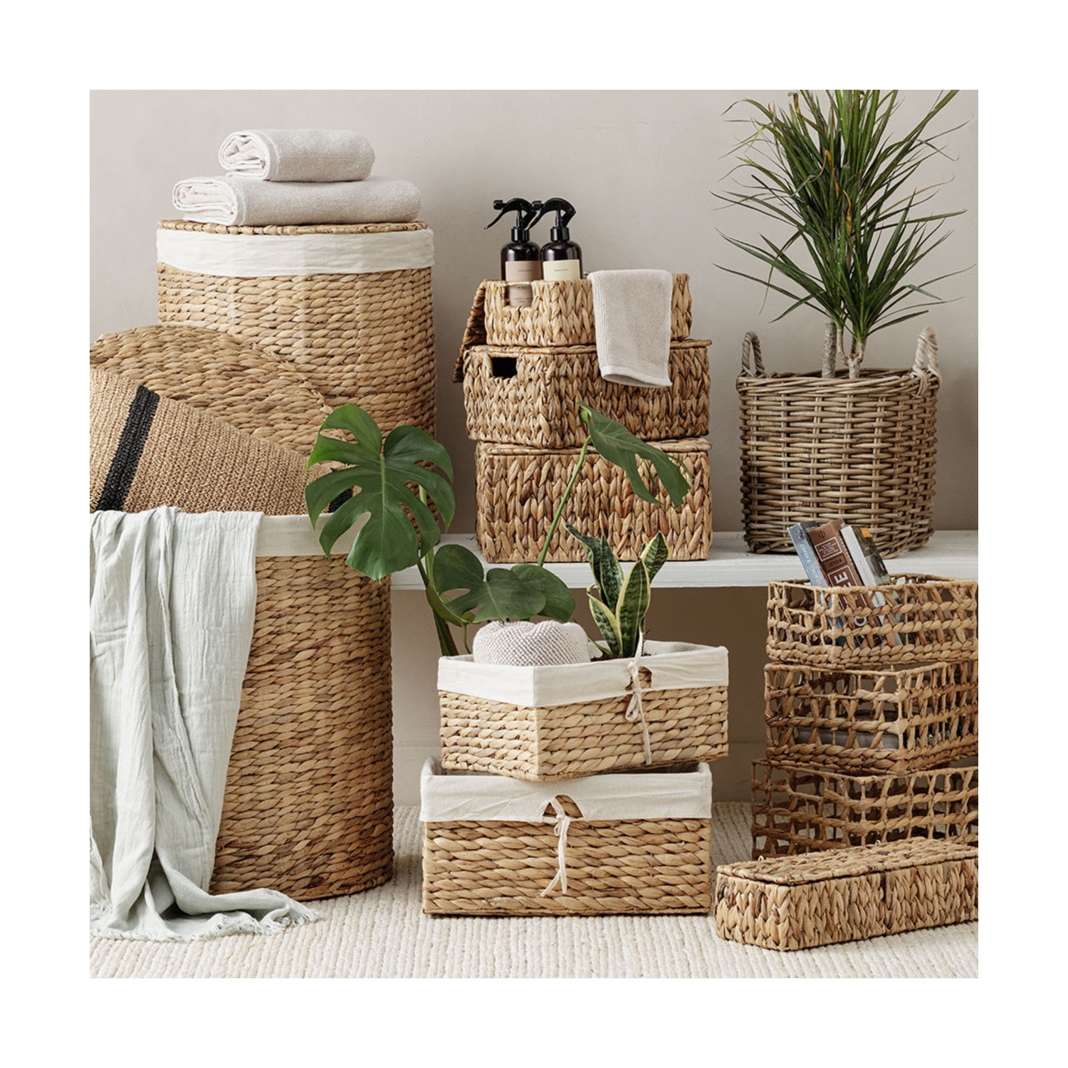 VIVIEN HASIR SEPET 41X27X20