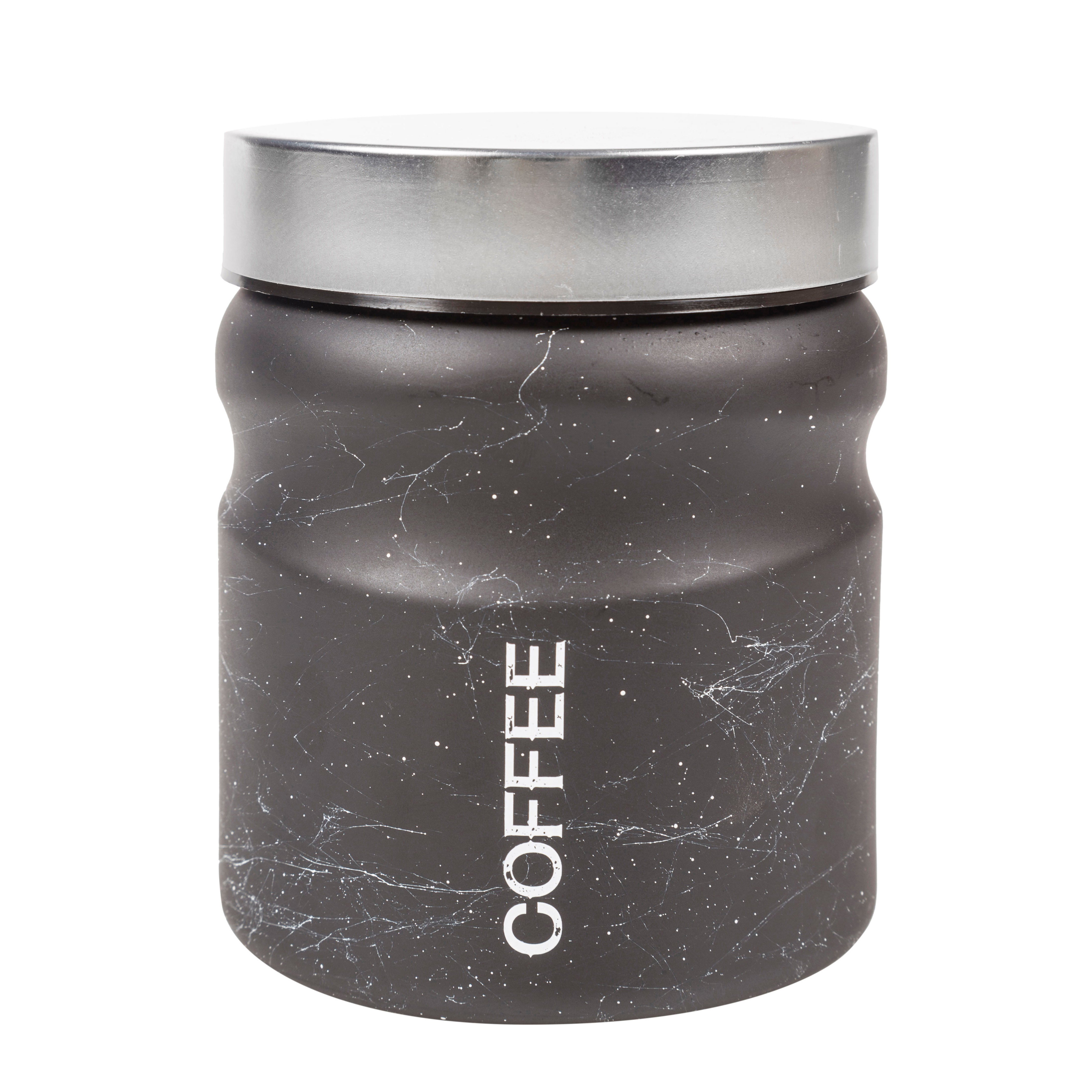 MERMER DOKULU KAVANOZ  - COFFEE 900CC