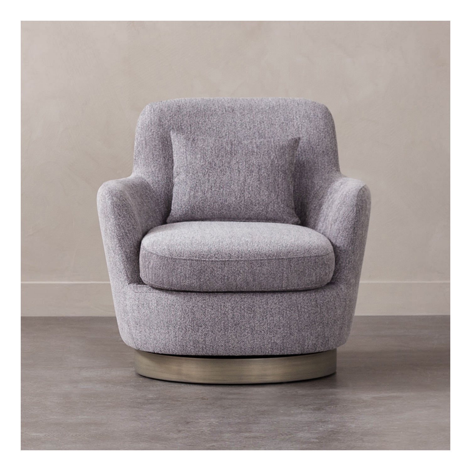 JOY GRİ TEKLİ DÖNER KOLTUK