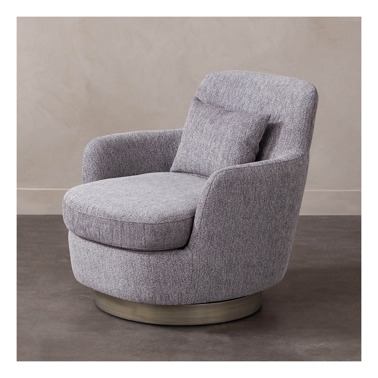 JOY GRİ TEKLİ DÖNER KOLTUK