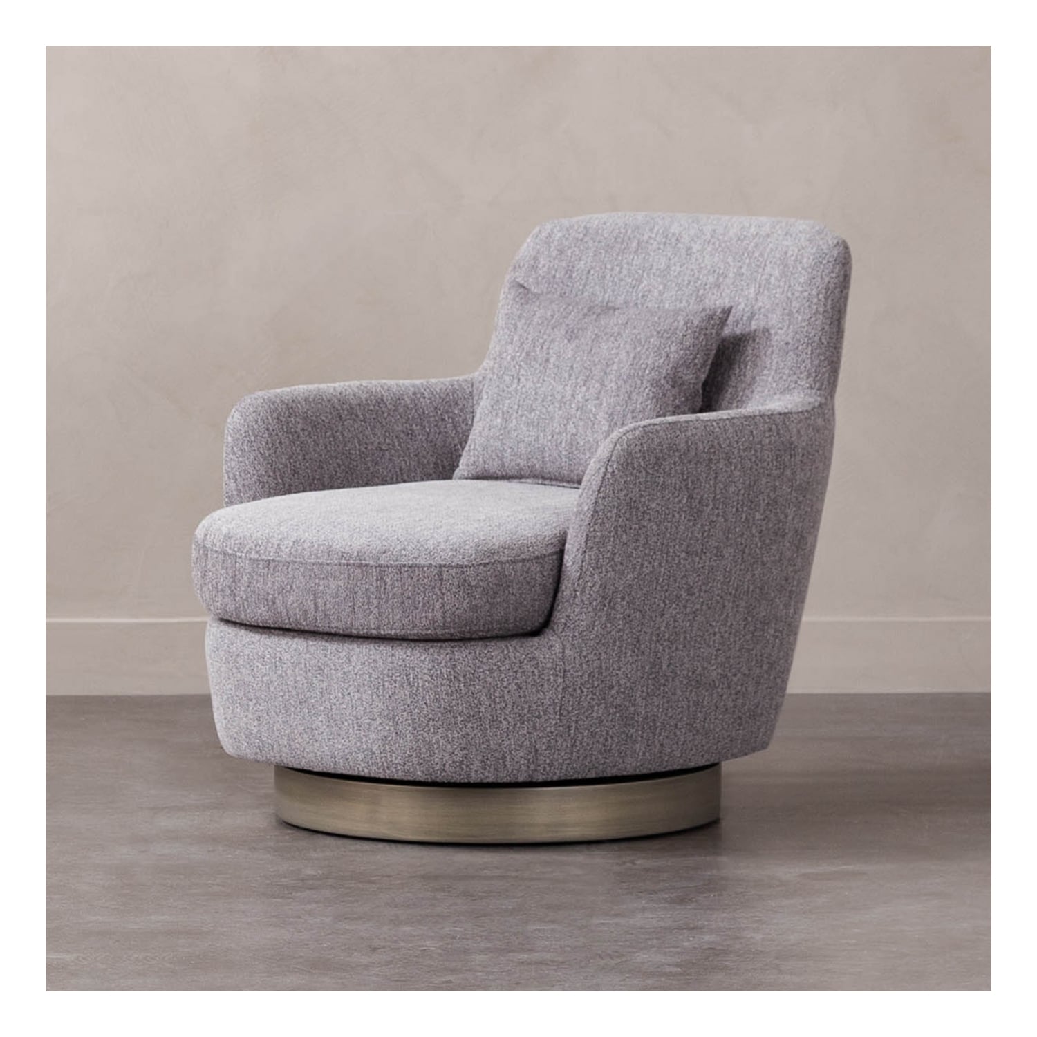 JOY GRİ TEKLİ DÖNER KOLTUK