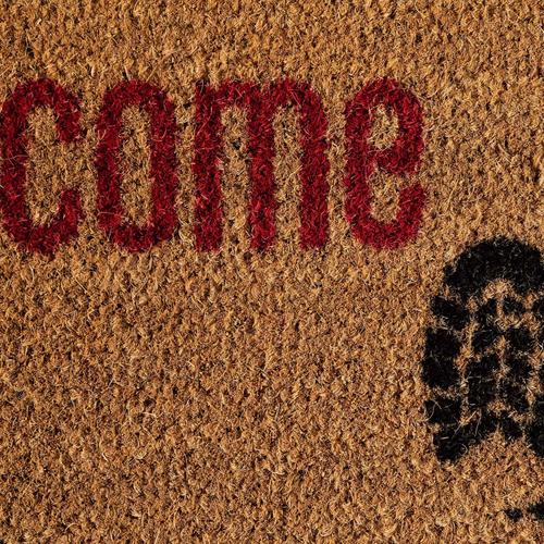  WELCOME RED KOKO PASPAS 33X60CM